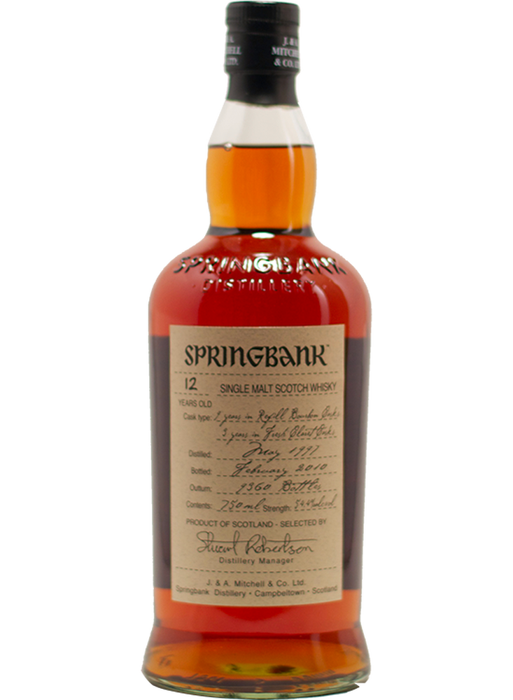 Springbank 12 Year Old 2010 Edition Single Malt Scotch Whisky