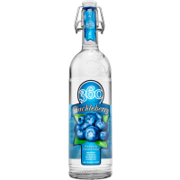 360 Huckleberry Flavoured Vodka (1L)