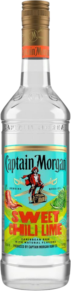 Captain Morgan Sweet Chili Lime Caribbean Rum (1L)