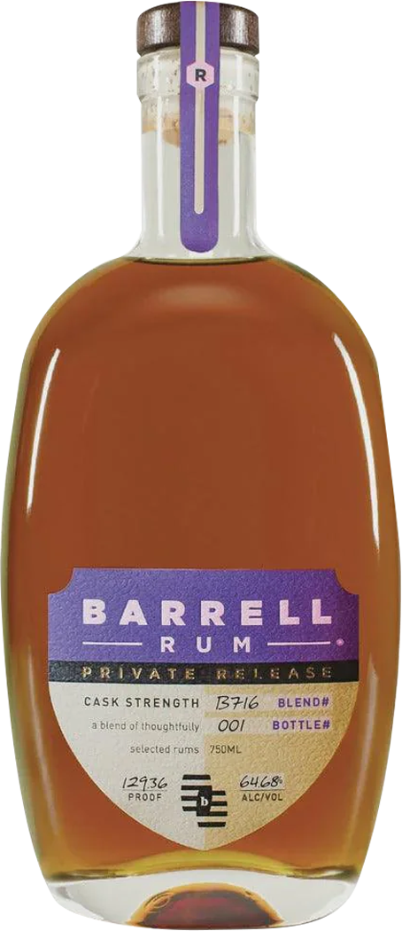 Barrell Craft Spirits Private Release Barbados Rum Cask Finish Kentucky Whiskey