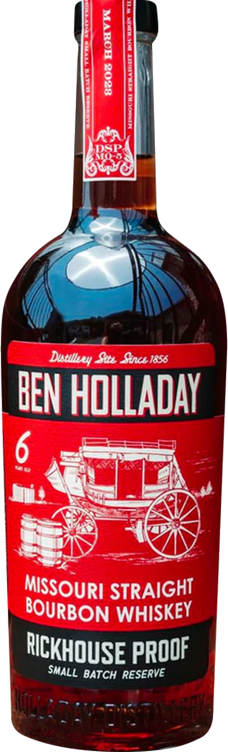 Ben Holladay Rickhouse Proof Missouri Small Batch Reserve Straight Bourbon Whiskey