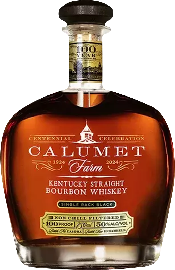 Calumet Farm 100th Anniversary 'Origin' Single Rack Black Kentucky Straight Bourbon Whiskey