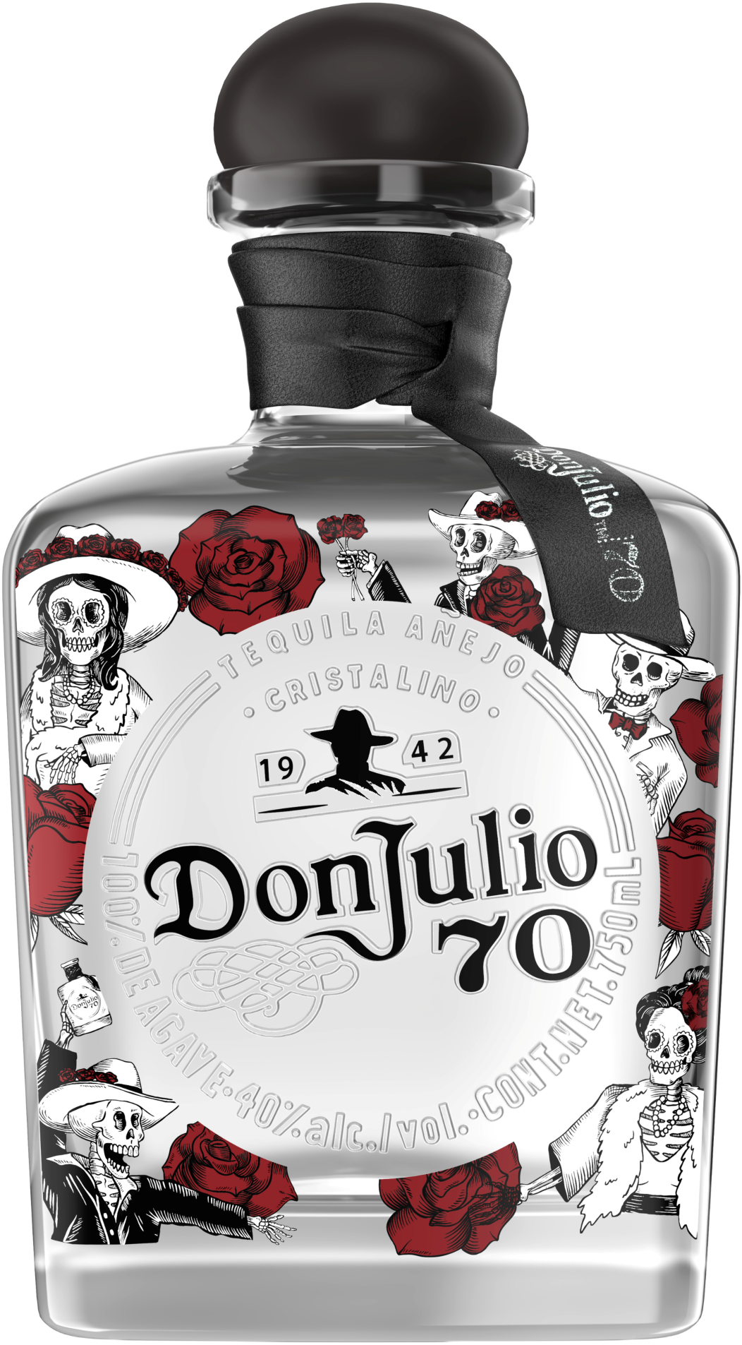 Don Julio 70 Willy Chavarria Día de los Muertos Edition Añejo Cristalino Tequila