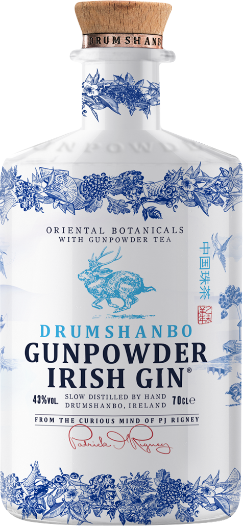 Drumshanbo Gunpowder Ceramic Bottle Irish Gin