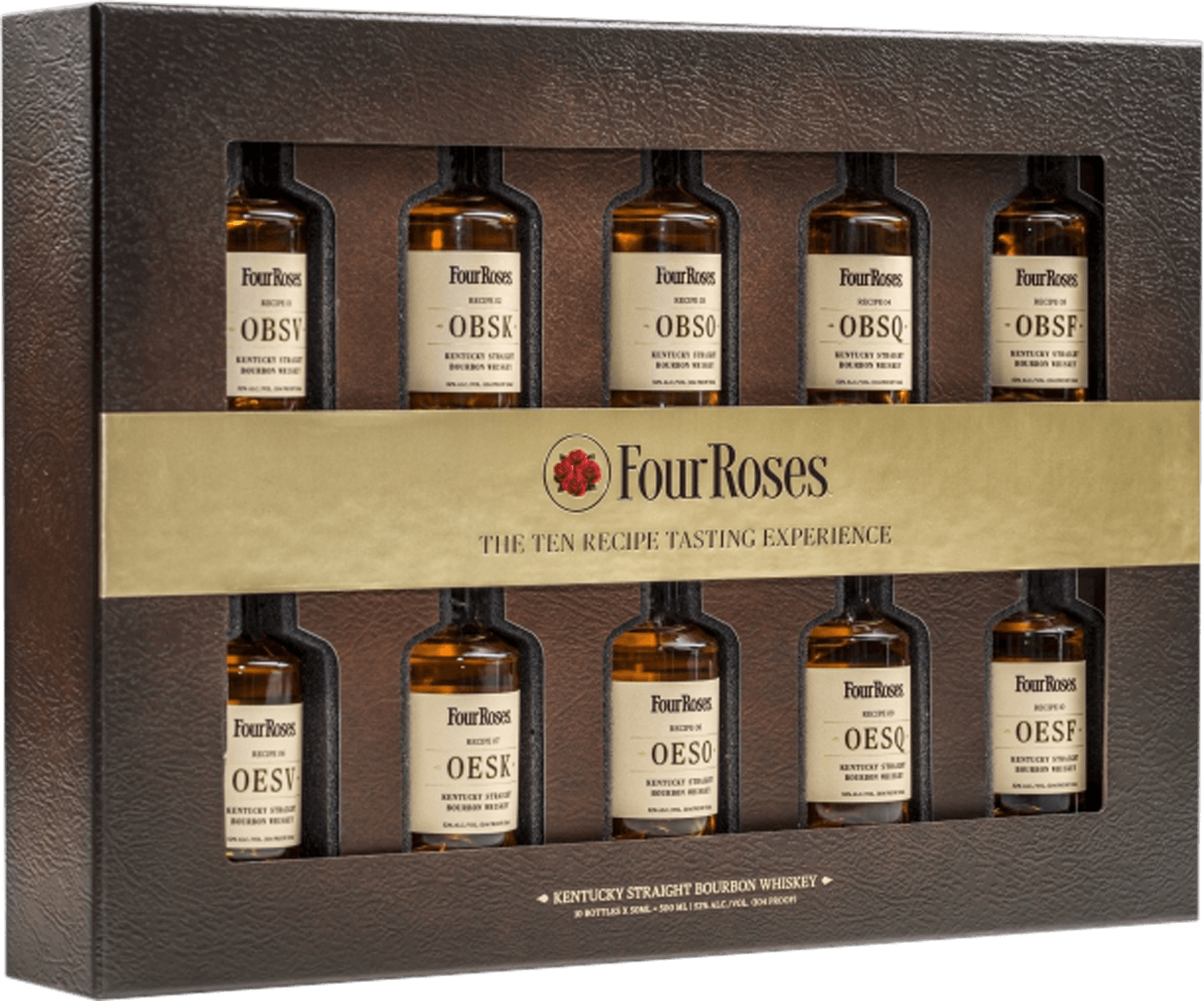 Four Roses Ten Recipe Tasting Experience Kentucky Straight Bourbon Whiskey (500mL)
