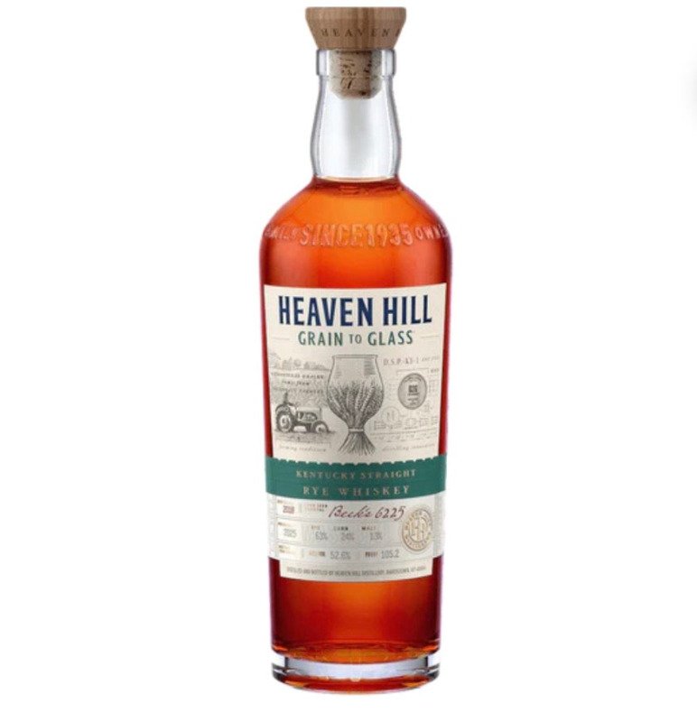 Heaven Hill Grain to Glass Straight Rye Whiskey 105.2 Proof 700ml