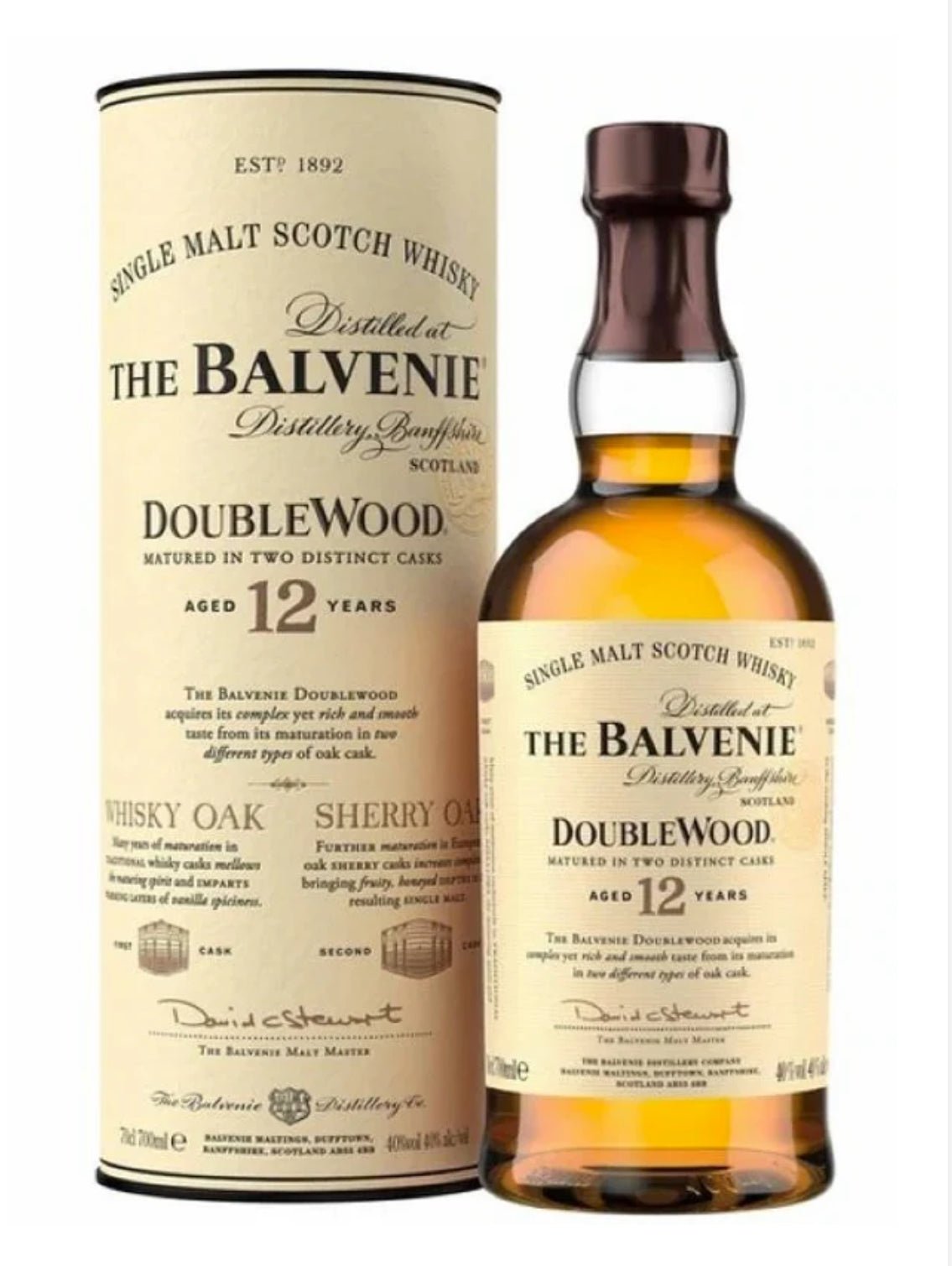 The Balvenie Doublewood 12 Year Scotch Whiskey 750ml