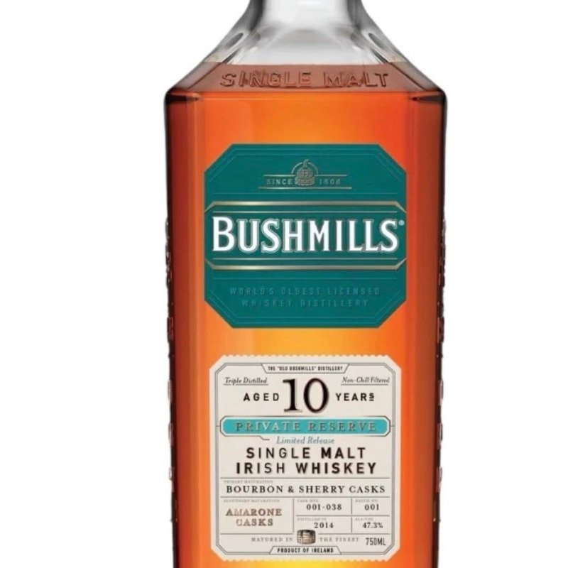 Bushmills 10 Year Single Malt Irish Whisky Amarone Cask
