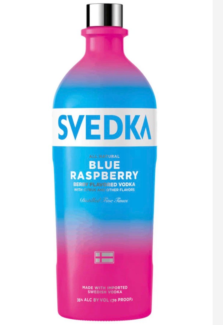 Svedka Blue Raspberry Vodka 1.75L