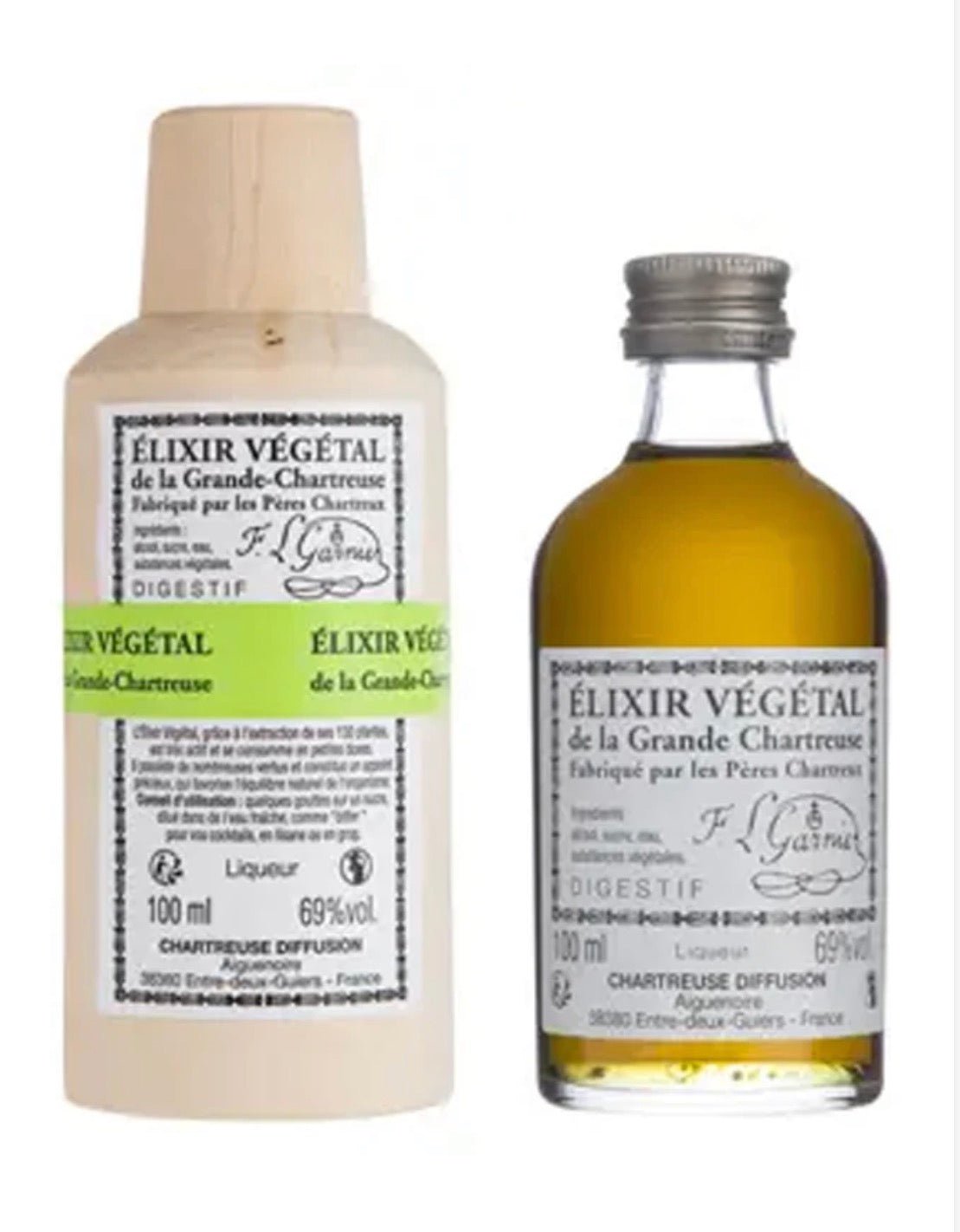 Chartreuse Elixir Vegetal de la Grande-Chartreuse Liqueur