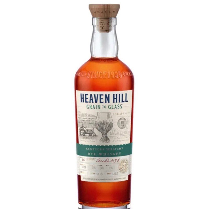 Heaven Hill Grain to Glass Straight Rye Whiskey 123.2 Proof 700mL