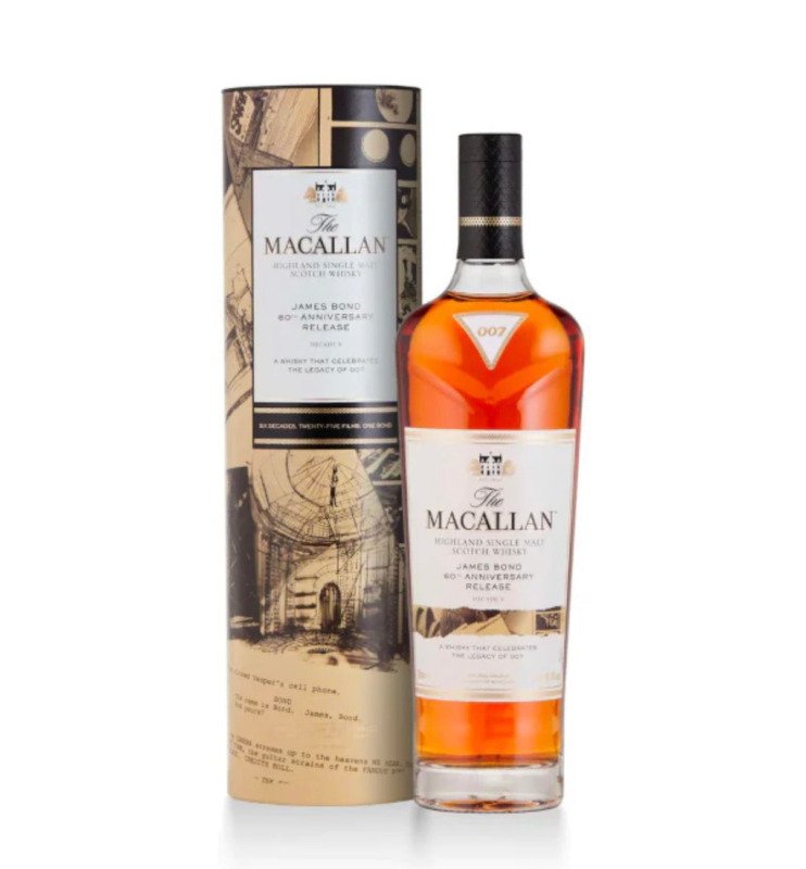 THE MACALLAN JAMES BOND 60TH ANNIVERSARY RELEASE DECADE V