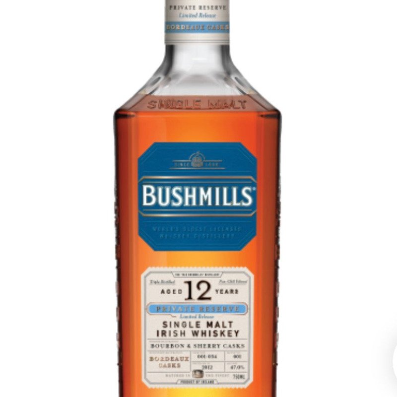 Bushmills Private Reserve 12 Year Old: Bordeaux Casks Irish Whiskey