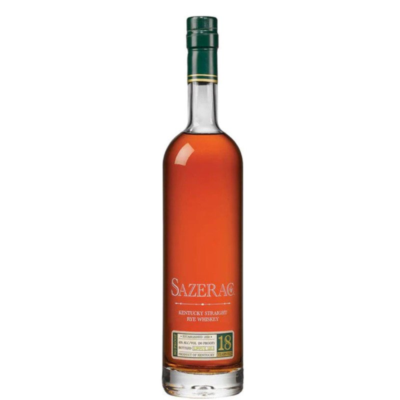 SAZERAC RYE 18 YEAR OLD 2018 90 Proof