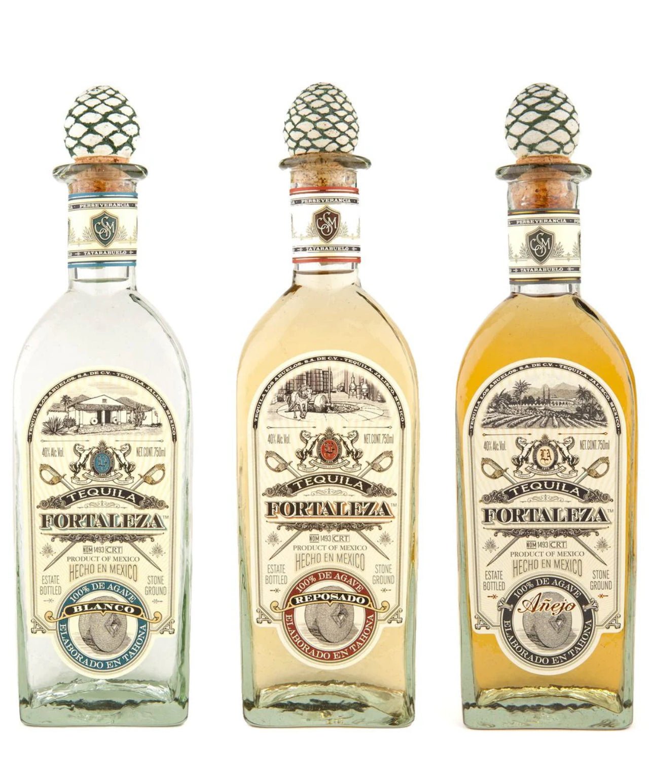 Fortaleza Blanco, Reposado, & Anejo Bundle