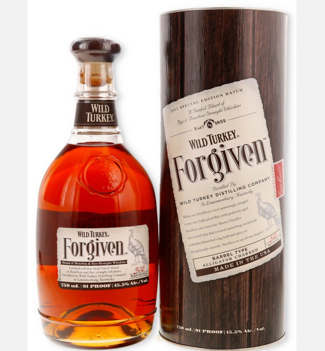 Wild Turkey Forgiven Special Edition Batch 302 2013