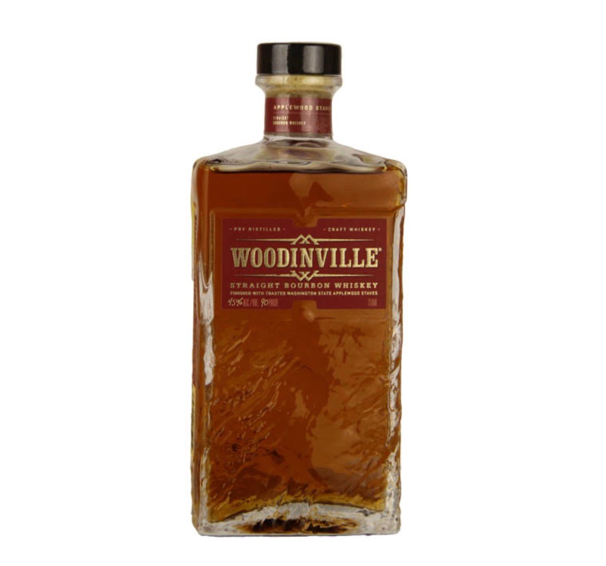 Woodinville Straight Bourbon Whiskey Finished with Toasted Applewood Staves 750ml