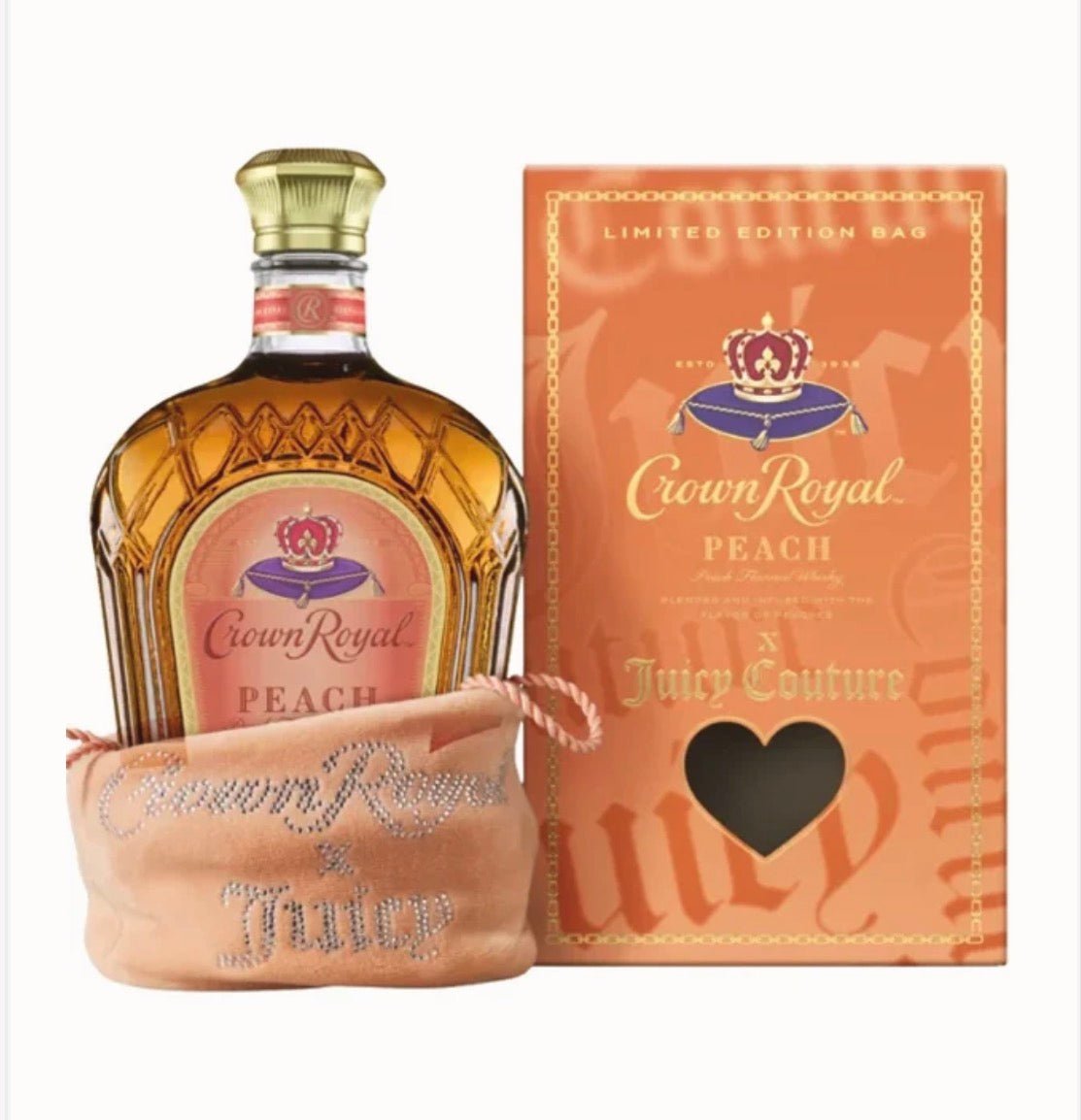 Crown Royal x Juicy Couture Limited Edition Peach Whisky 750ml