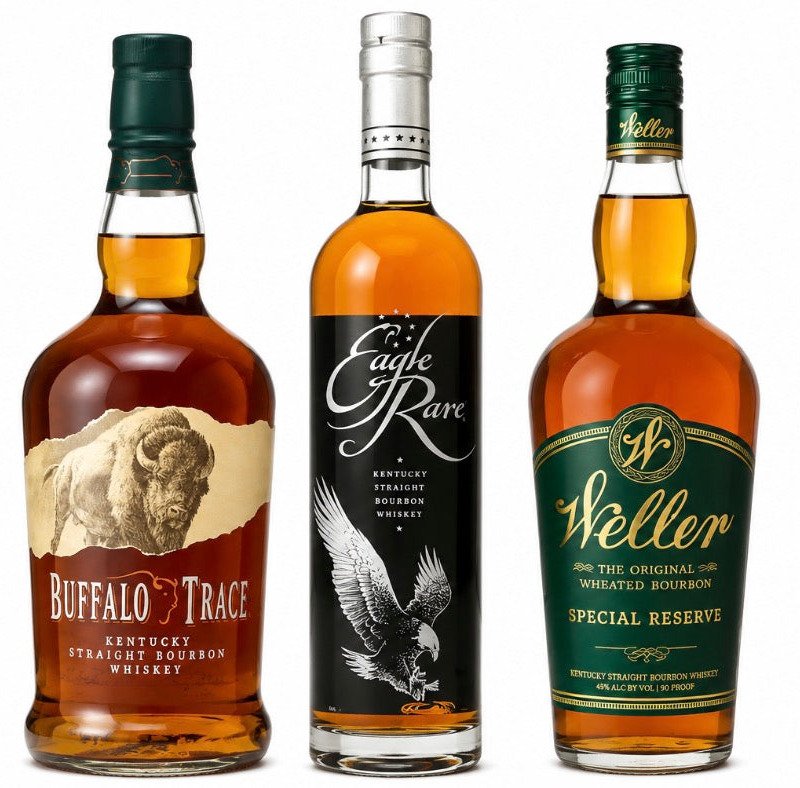 Weller Special Reserve , Buffalo Trace, Sazerac Rye Bundle