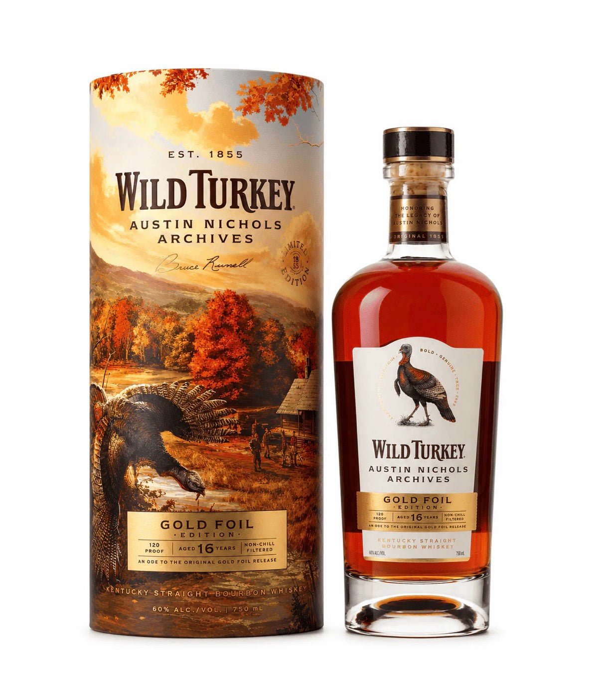Wild Turkey Austin Nichols Archives Gold Foil Edition 16 Year Old Bourbon Whiskey 2026