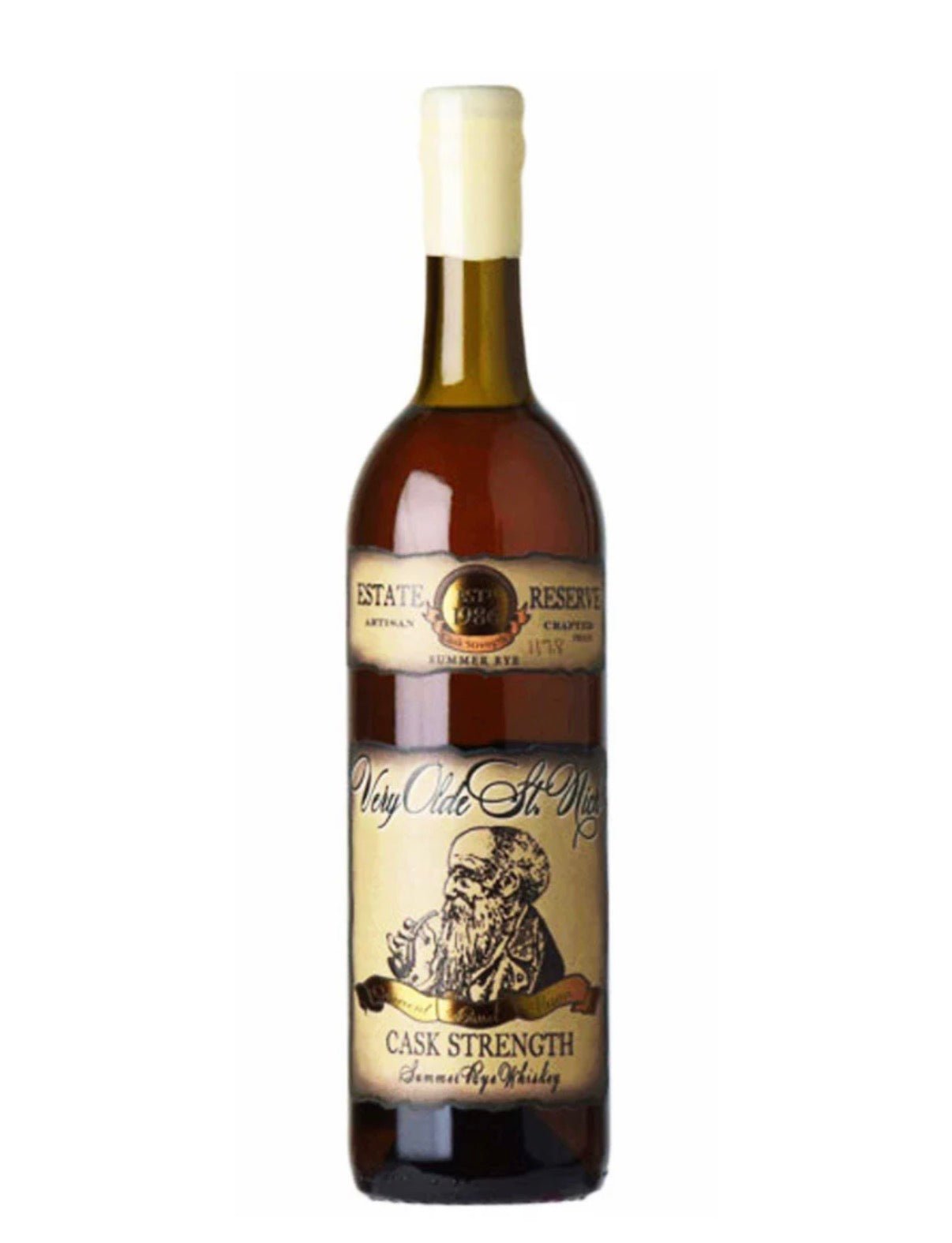 Very Olde St. Nick Harvest Summer Rye Cask Strength Whiskey 750mL