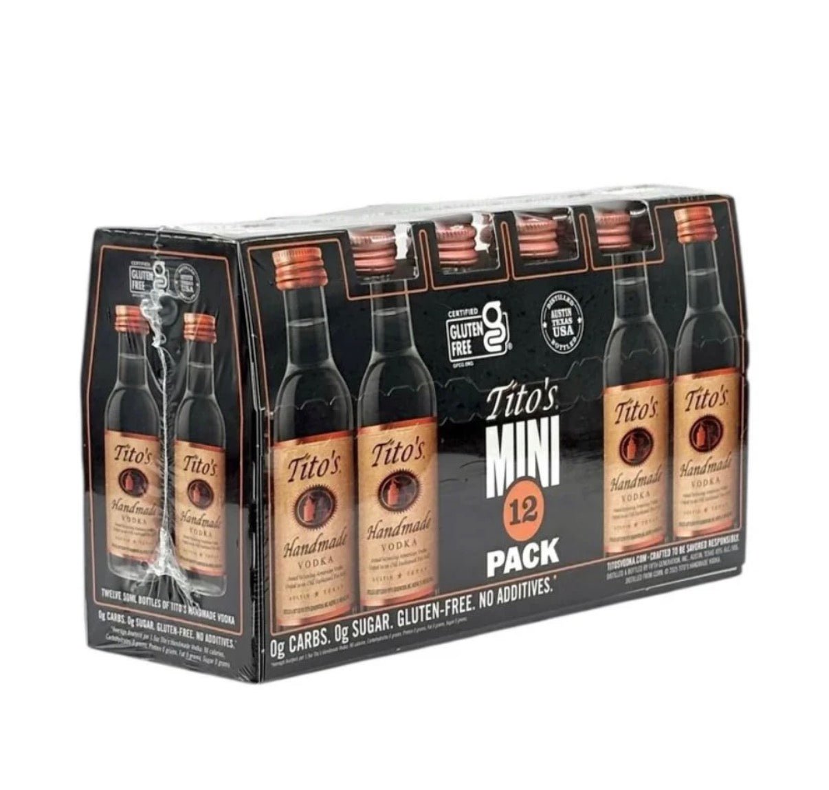 Titos Vodka 50ml 12 Pack