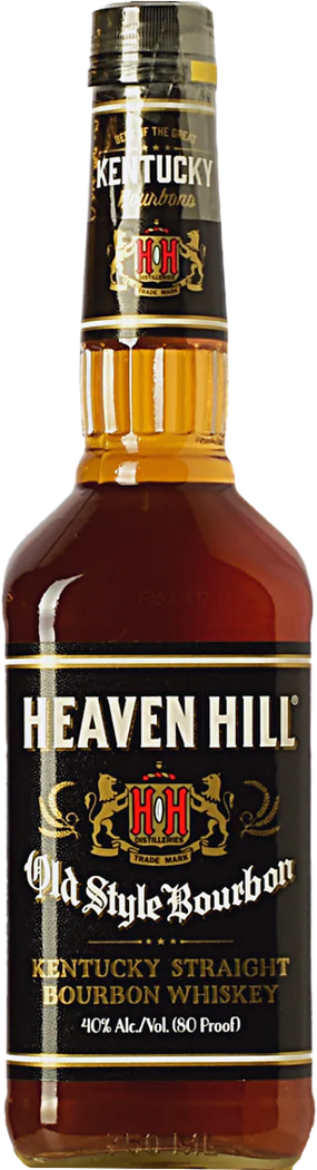 Heaven Hill Distilleries Black Label 10 Year Old Bourbon Whiskey (1.75L)