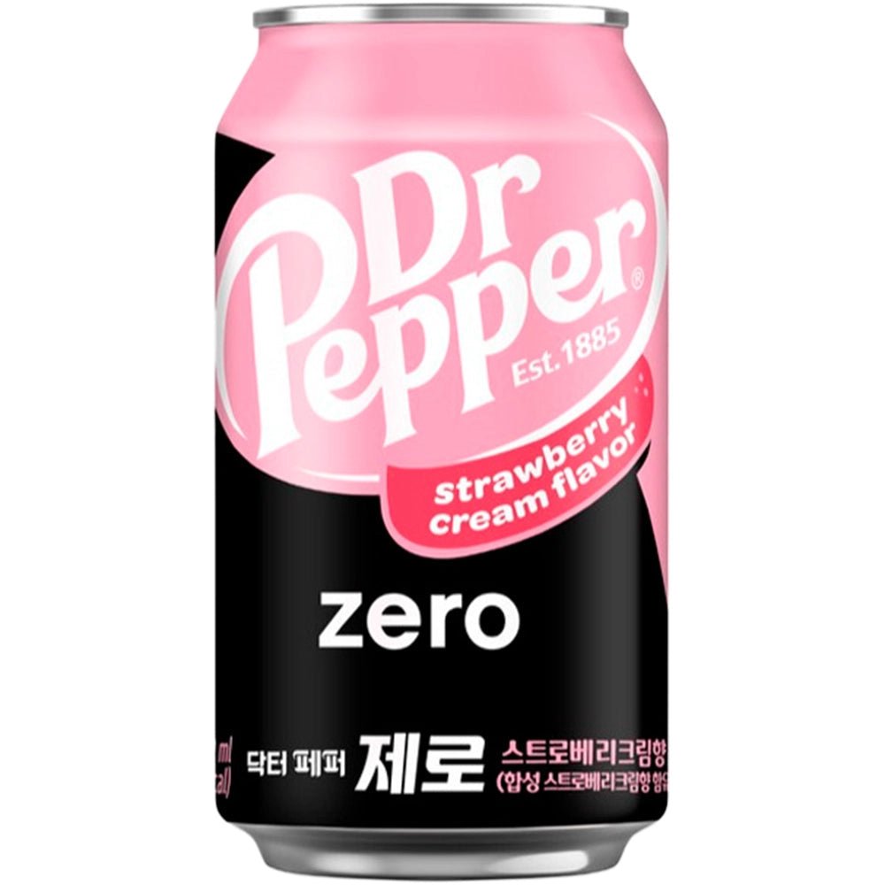 Dr Pepper Zero Strawberry Cream Flavor