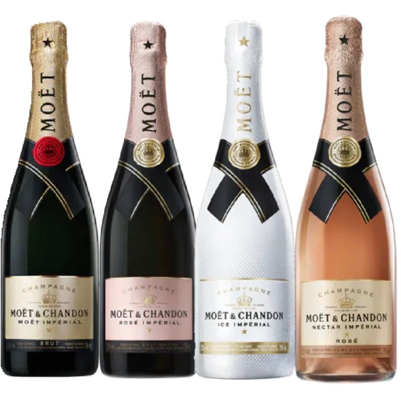 Moet & Chandon Imperial, Rose Imperial, Ice Imperial and Nectar Imperial Rose