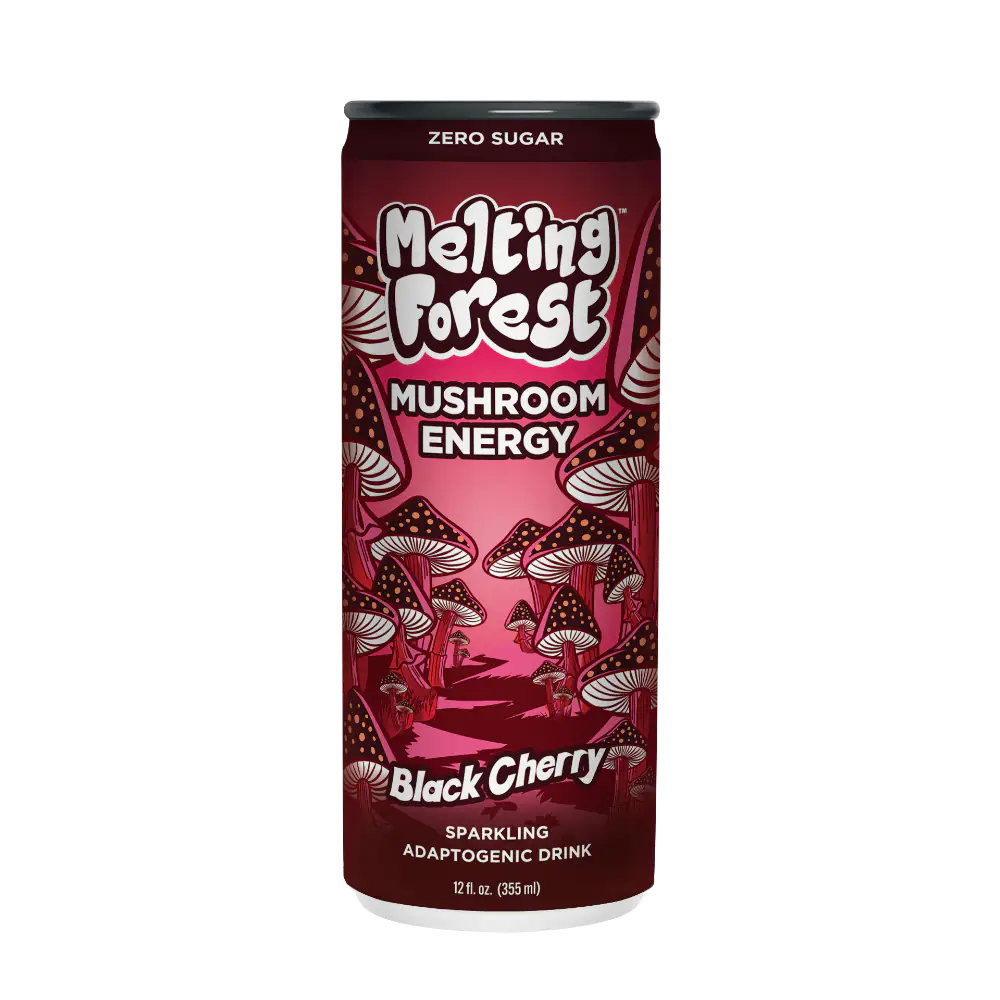Melting Forest Black Cherry Mushroom Energy Drink - Zero Sugar