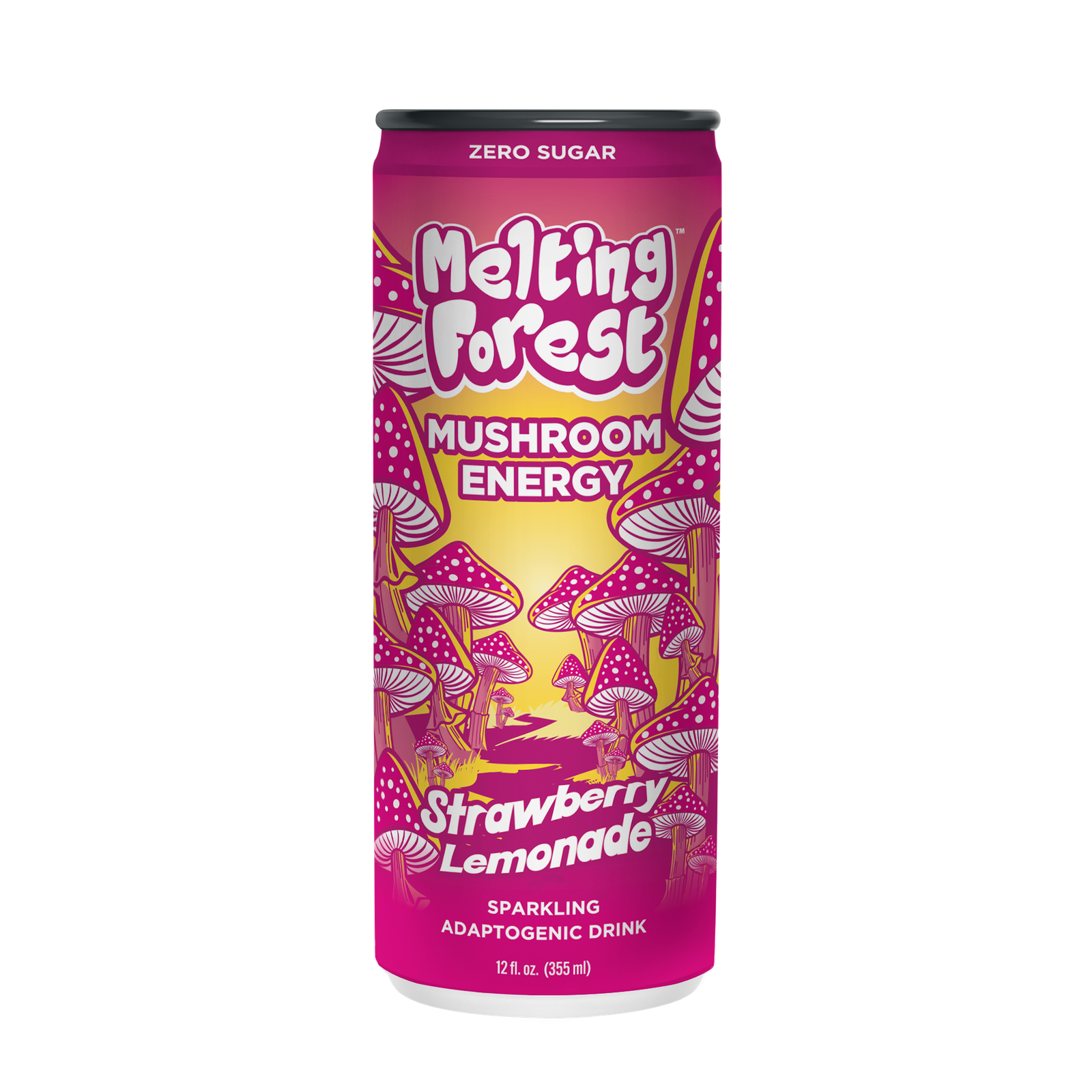 Melting Forest Strawberry Lemonade Mushroom Energy Drink - Zero Sugar