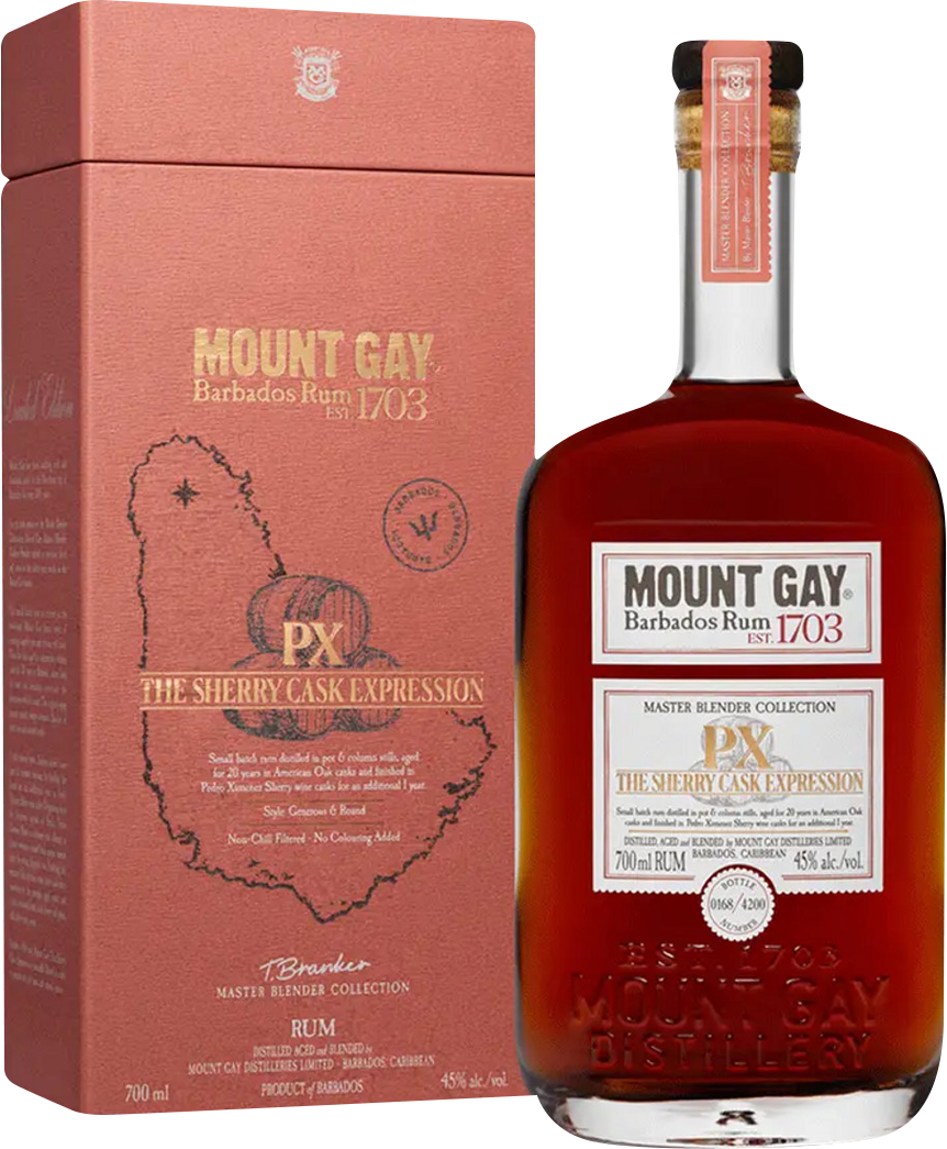 Mount Gay The Sherry Cask Expression PX Rum (700mL)