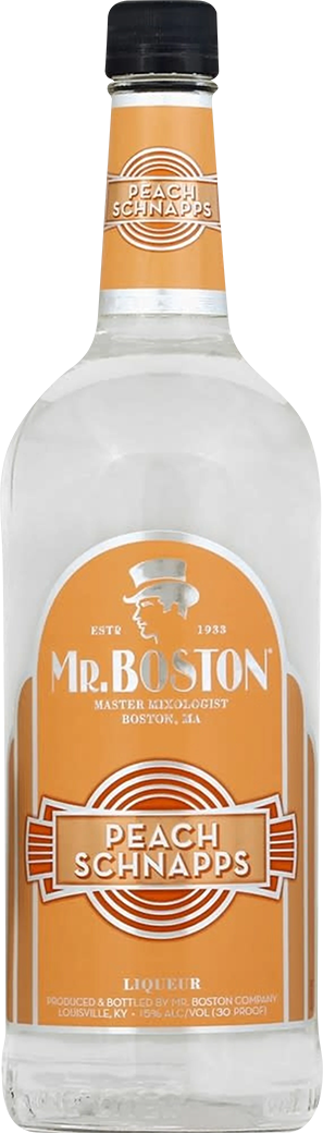 Mr. Boston Peach Schnapps Liqueur (1L)