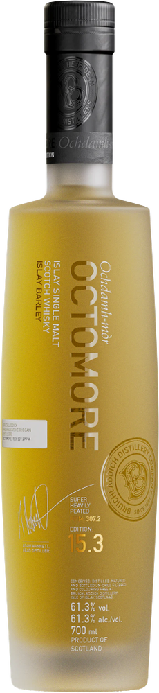 Bruichladdich Octomore 15.3 Super Heavily Peated Islay Single Malt Scotch Whisky (700mL)