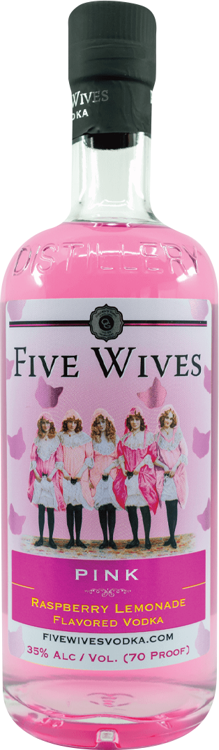 Ogden's Own Distillery Five Wives 'Pink' Raspberry Lemonade Flavored Vodka