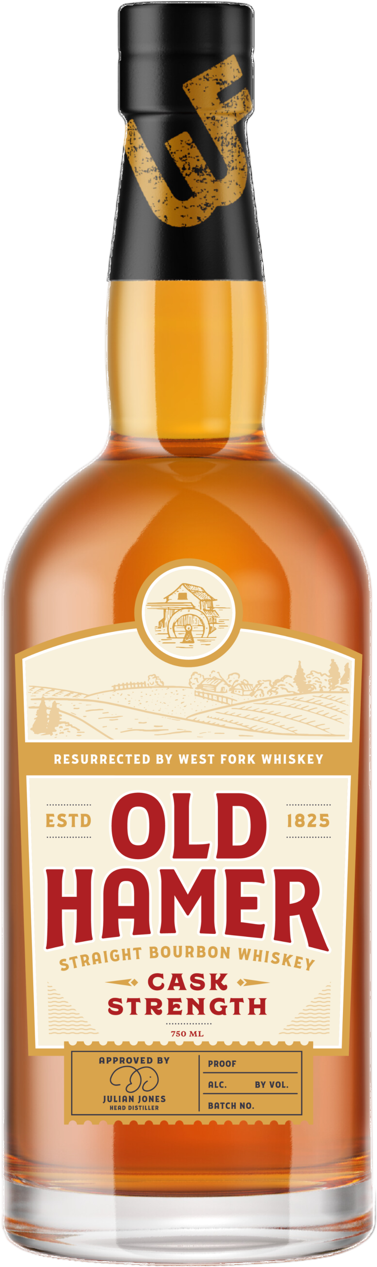 Old Hamer Cask Strength Straight Bourbon Whiskey