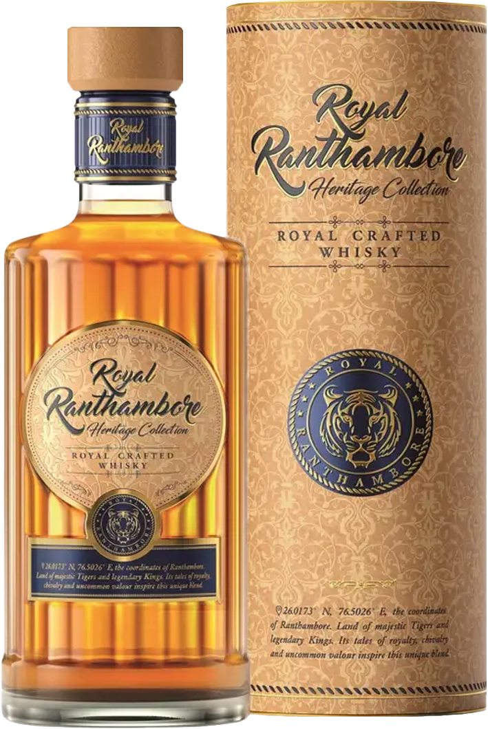 Royal Ranthambore Heritage Collection Indian Craft Whiskey