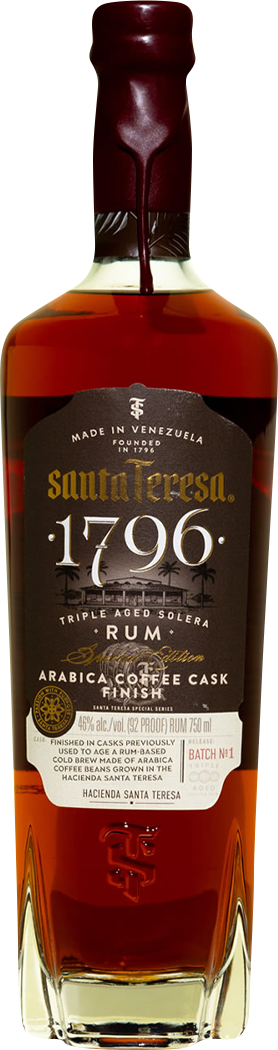 Santa Teresa 1796 Limited Edition Arabica Coffee Cask Finish Triple Aged Solera Rum