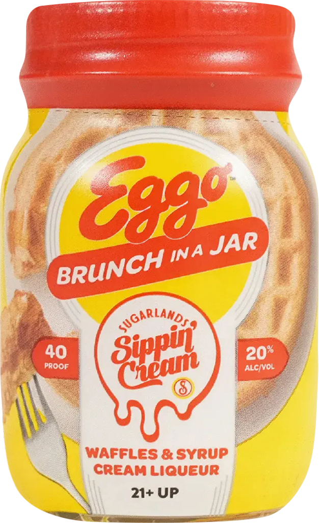 Sugarlands Shine Appalachian 'Sippin' Cream' Eggo Brunch In A Jar Cream Liqueur