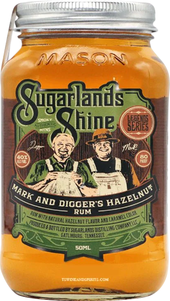 Sugarlands Shine Mark & Digger's Hazelnut Rum (50mL)