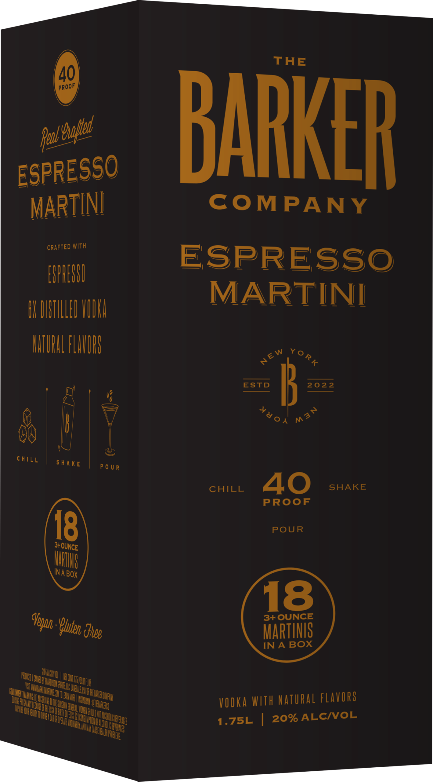 The Barker Company Espresso Martini (1.75L) (1.75L)
