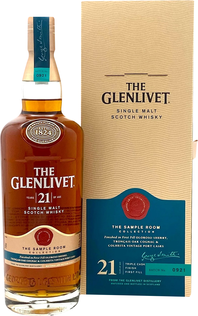 The Glenlivet 'The Sample Room Collection' 21 Year Old Single Malt Scotch Whisky