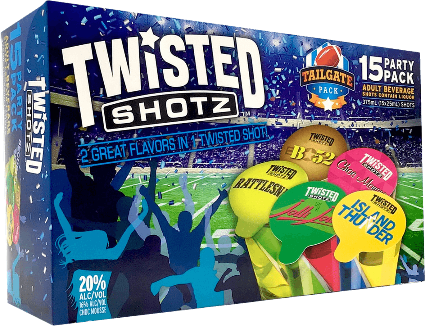 Twisted Shotz Variety Pack Liqueur (375mL)