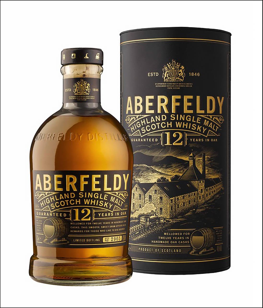 Aberfeldy 12 Year Old Single Malt Scotch Whisky