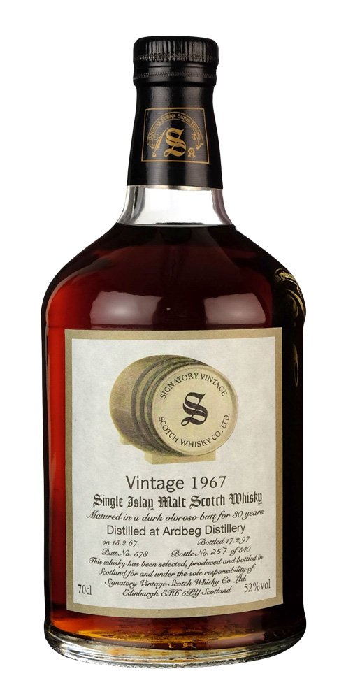 Ardbeg 30 Year Old Vintage 1967 Single Malt Scotch Whisky