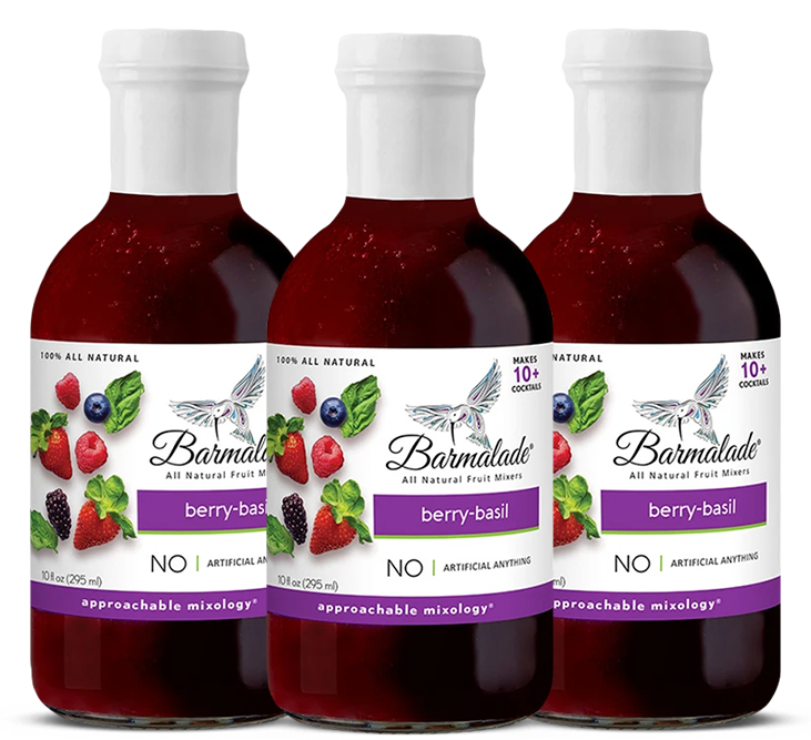 Barmalade Berry-Basil Mixer 3-Pack