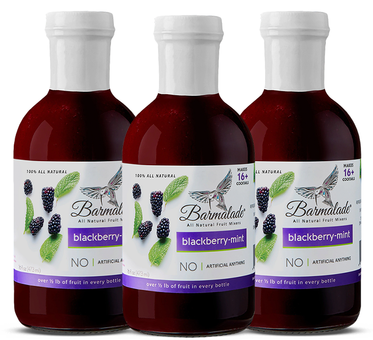Barmalade Blackberry-Mint Mixer 3-Pack