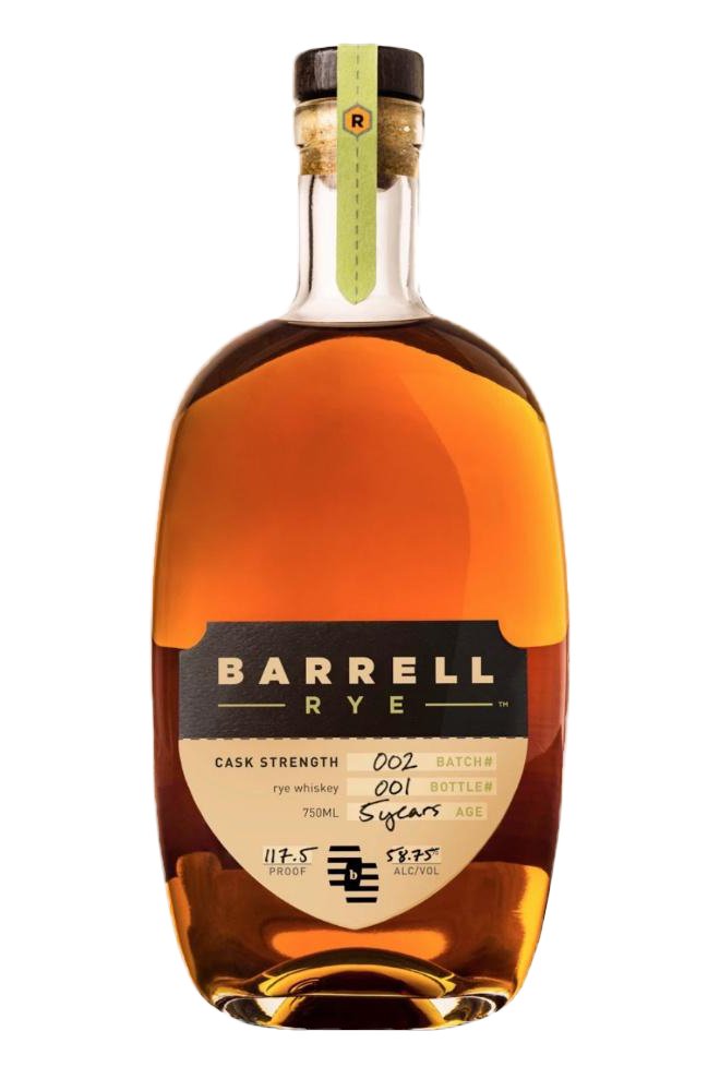 Barrell Rye Batch 002 Cask Strength Rye Whiskey