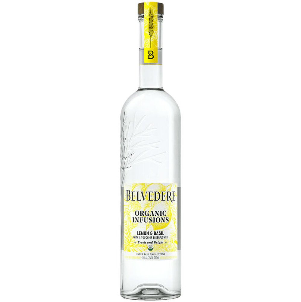 Belvedere Organic Infusions Lemon & Basil Vodka