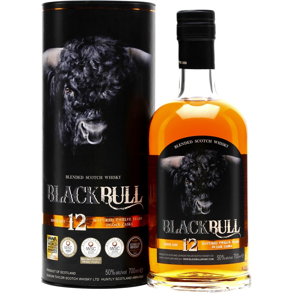 Black Bull 12 Year Old Blended Scotch Whisky